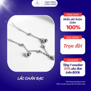 Lunar Silver- Lắc Chân Tiểu Linh Có Tiếng Chuông
